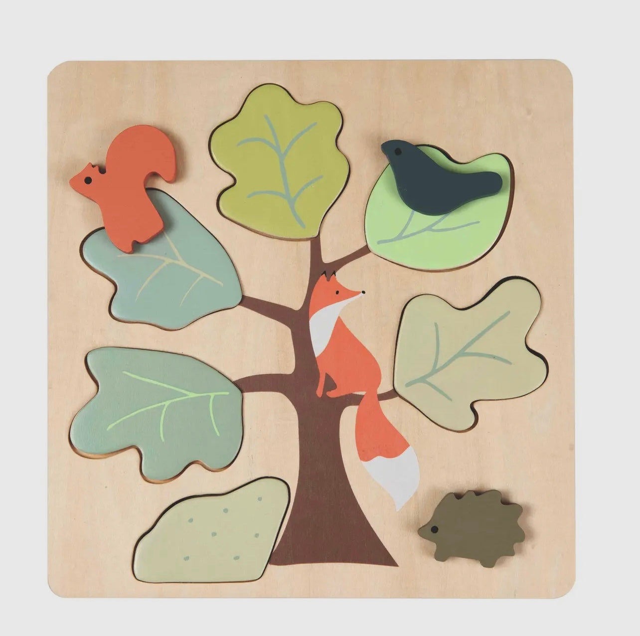 Fox Wooden Puzzle