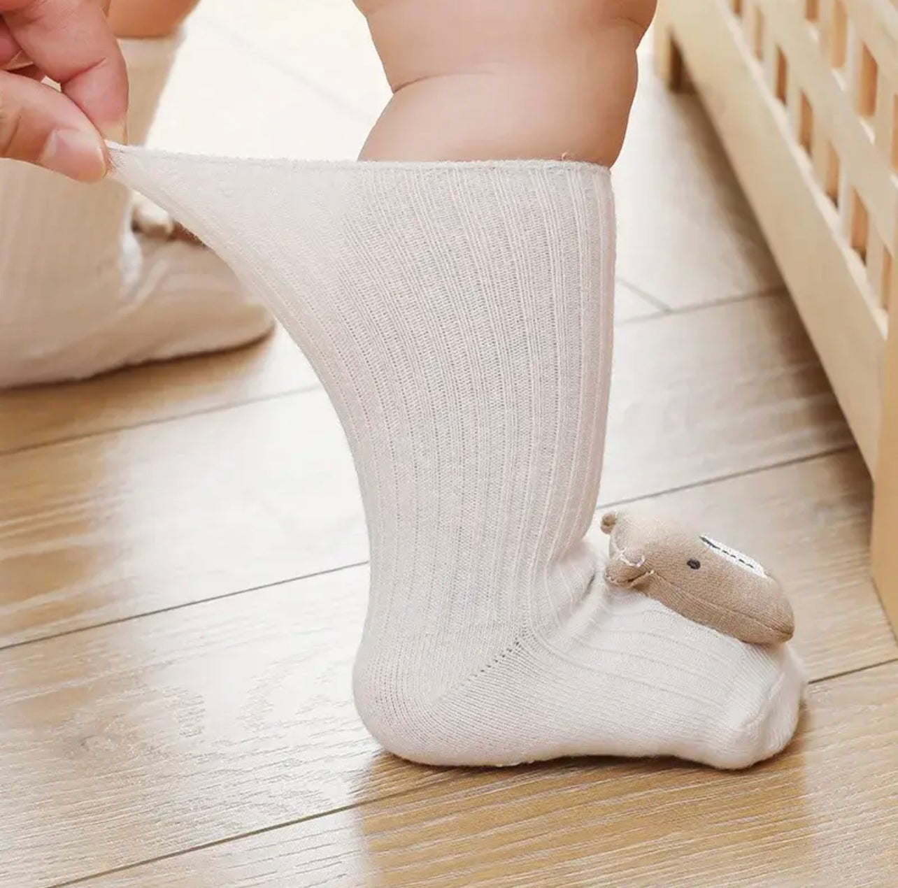 3D Cotton Baby Socks - Neutrals I