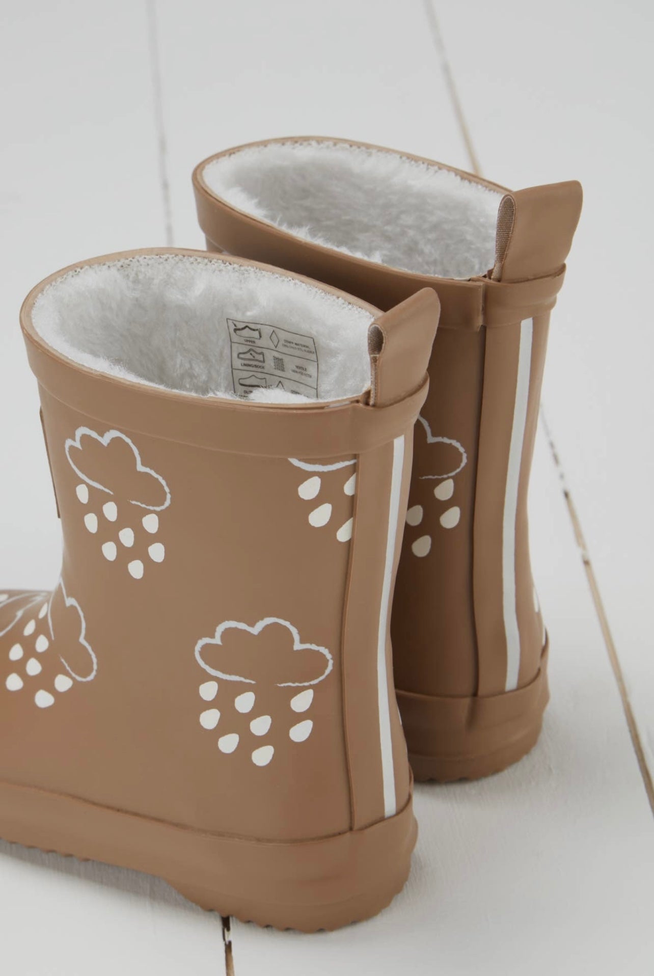 Colour Changing Wellies in Fudge Brown