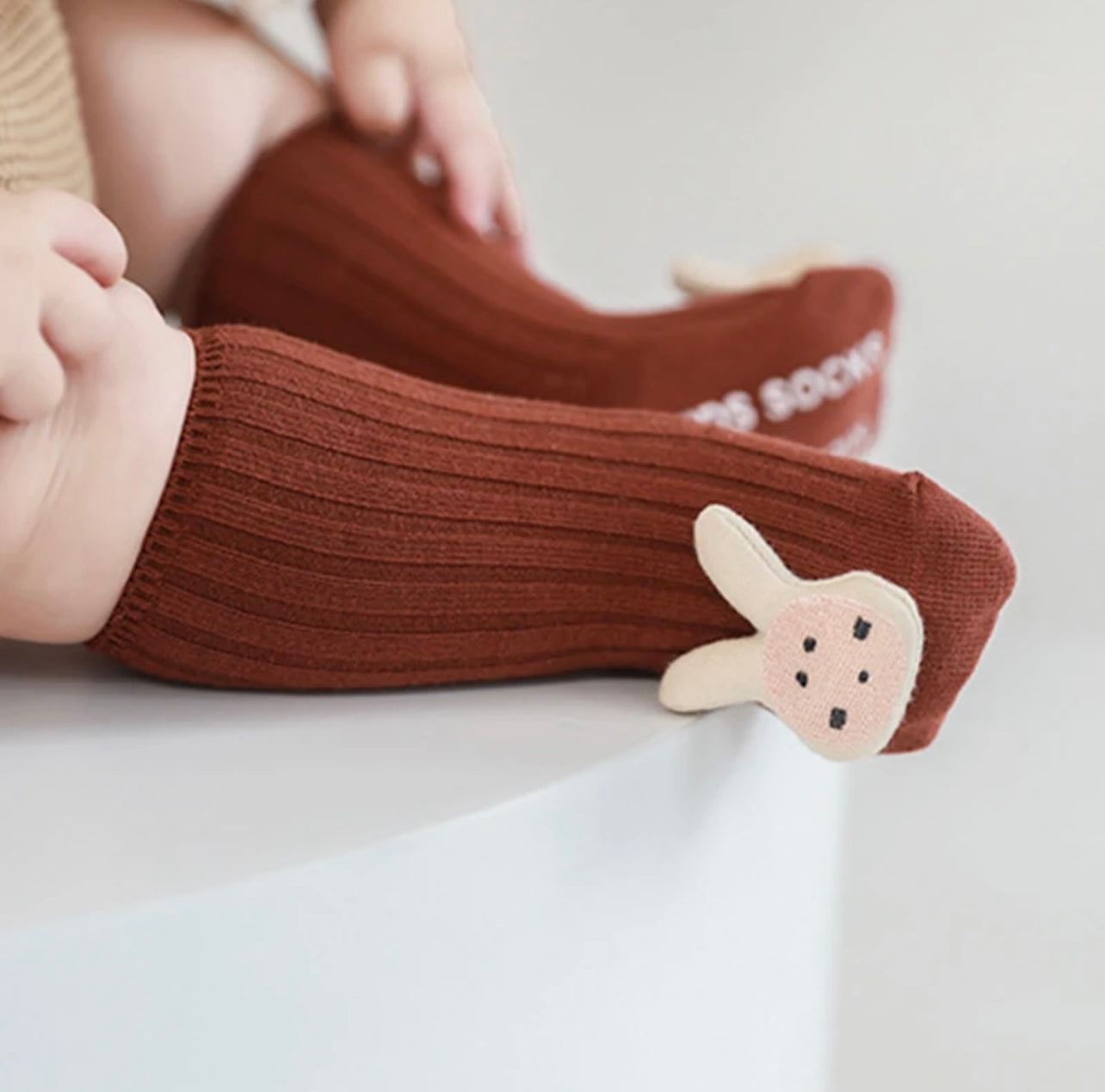 3D Cotton Baby Socks - Neutrals II