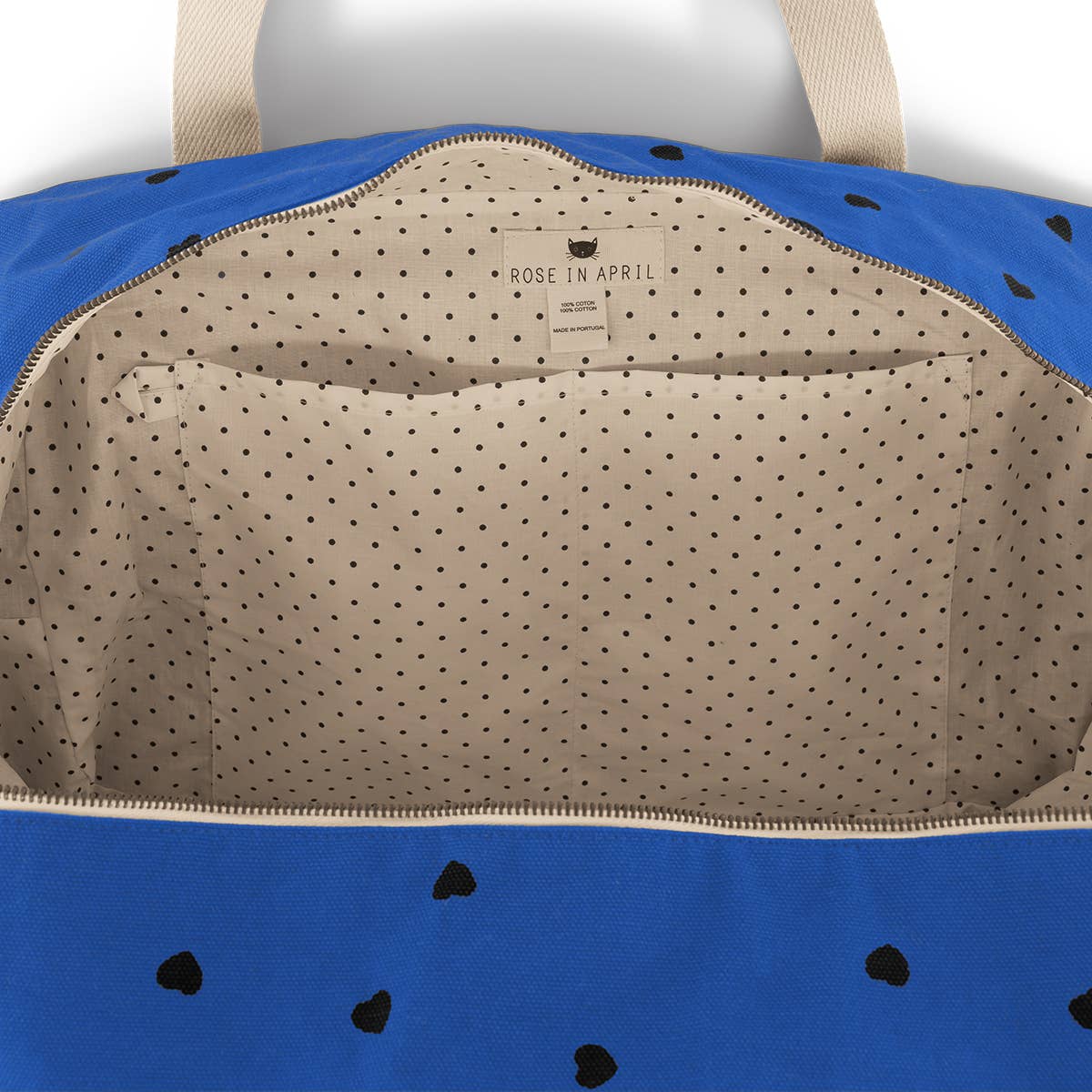 Maternity & Weekend Bag - Blue Heart