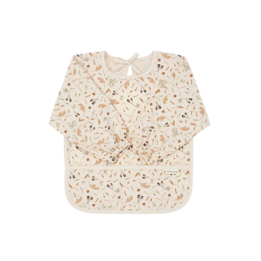 Sleeved Bib - Grasslands - Organic Cotton