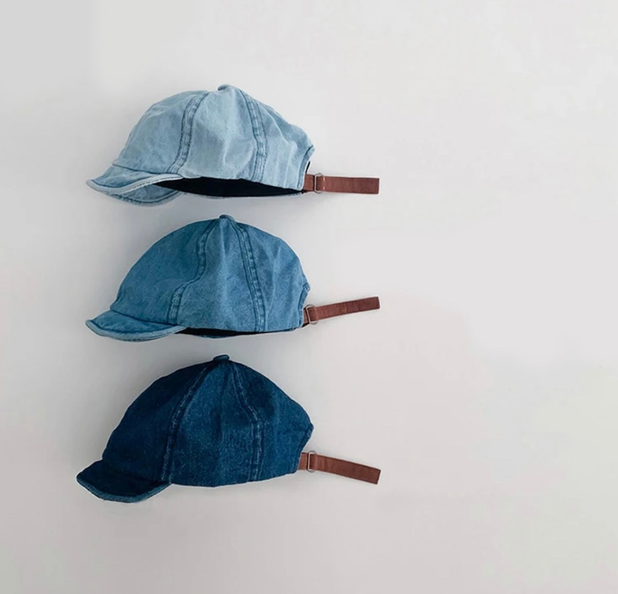 Denim Peaked Cap