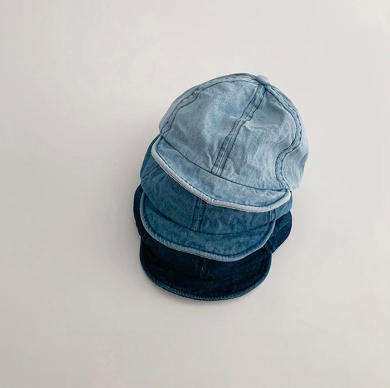 Denim Peaked Cap