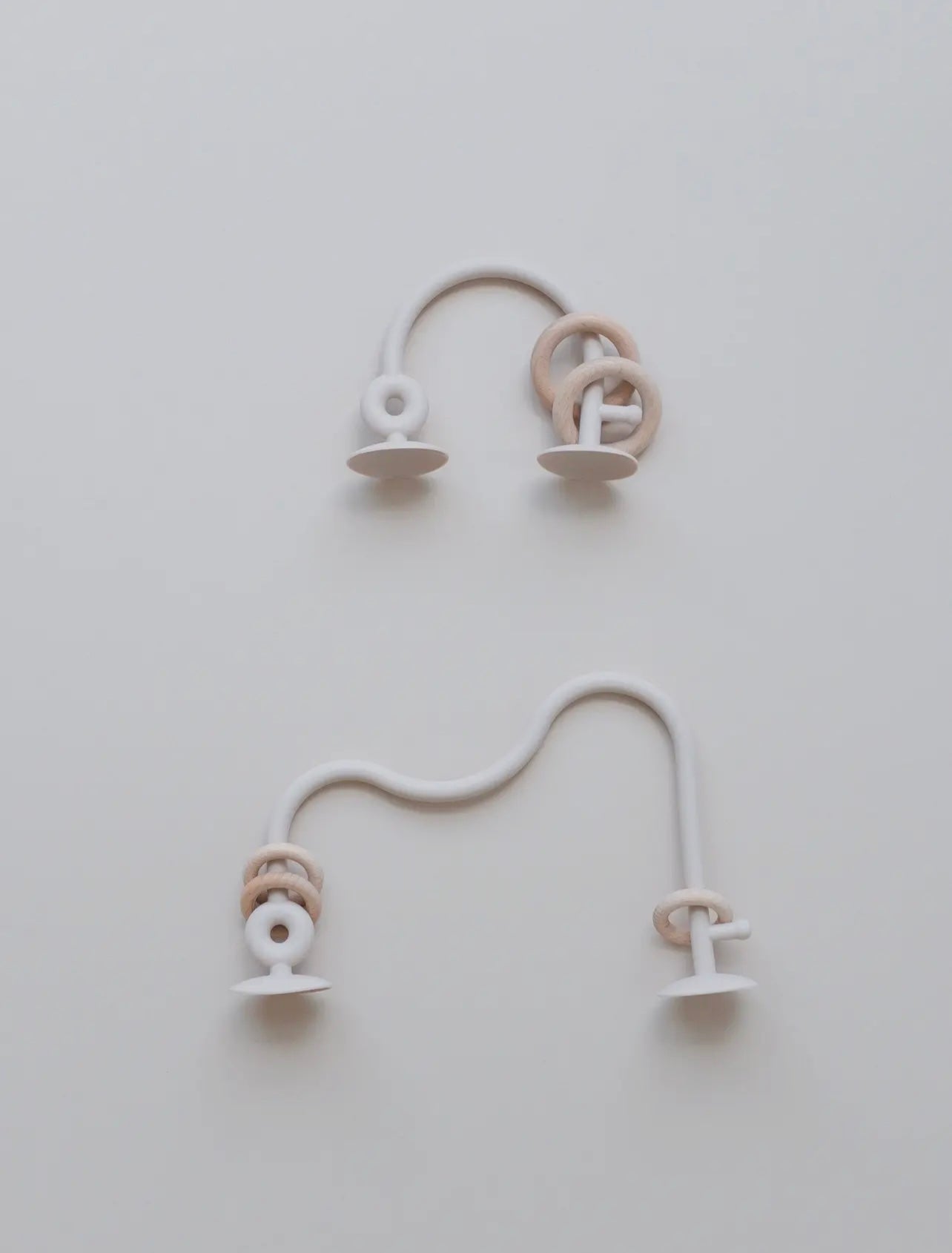 Wooden Rings Suction Toy