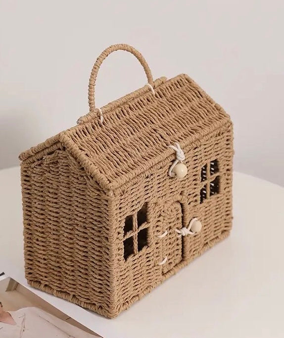 Wicker House Play Basket