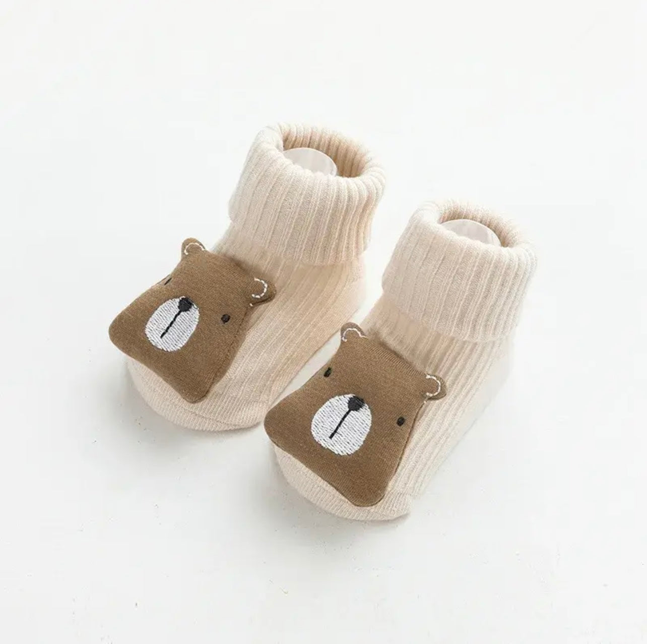 3D Cotton Baby Socks - Neutrals I