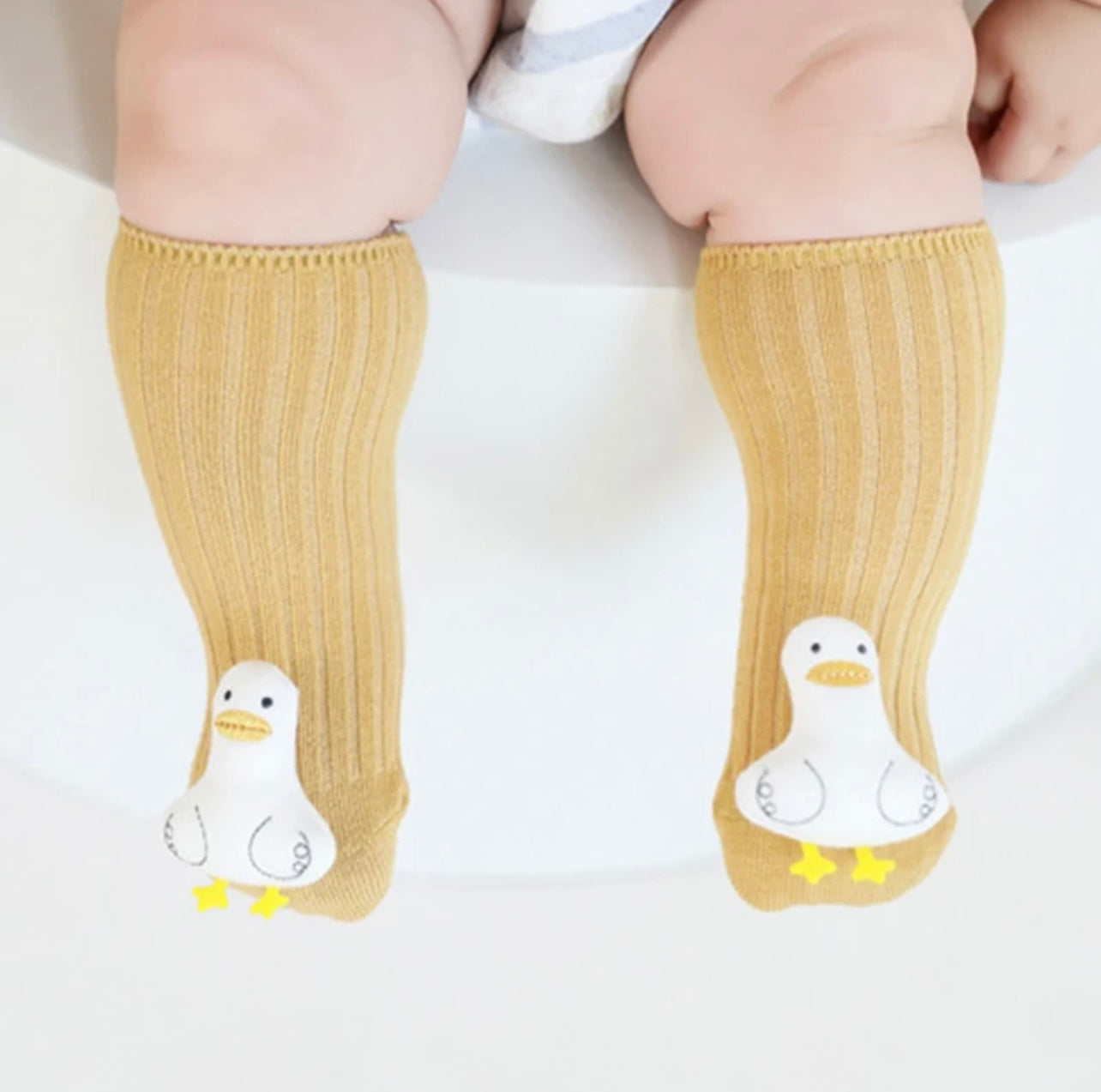 3D Cotton Baby Socks - Neutrals II