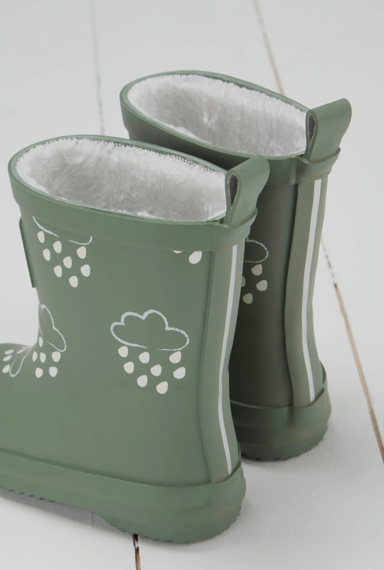 Colour Changing Wellies in Khaki