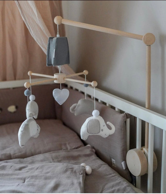 Handmade Music Mobile - Elephants