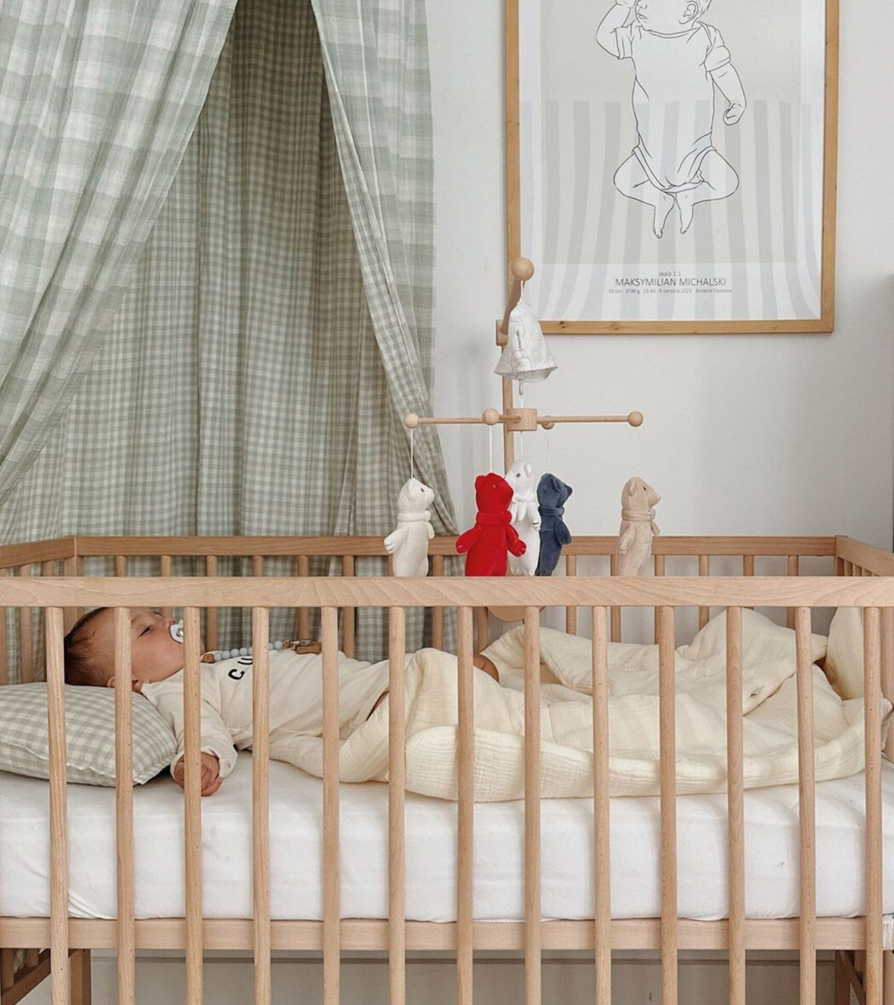 Handmade Music Mobile - Teddy Bear