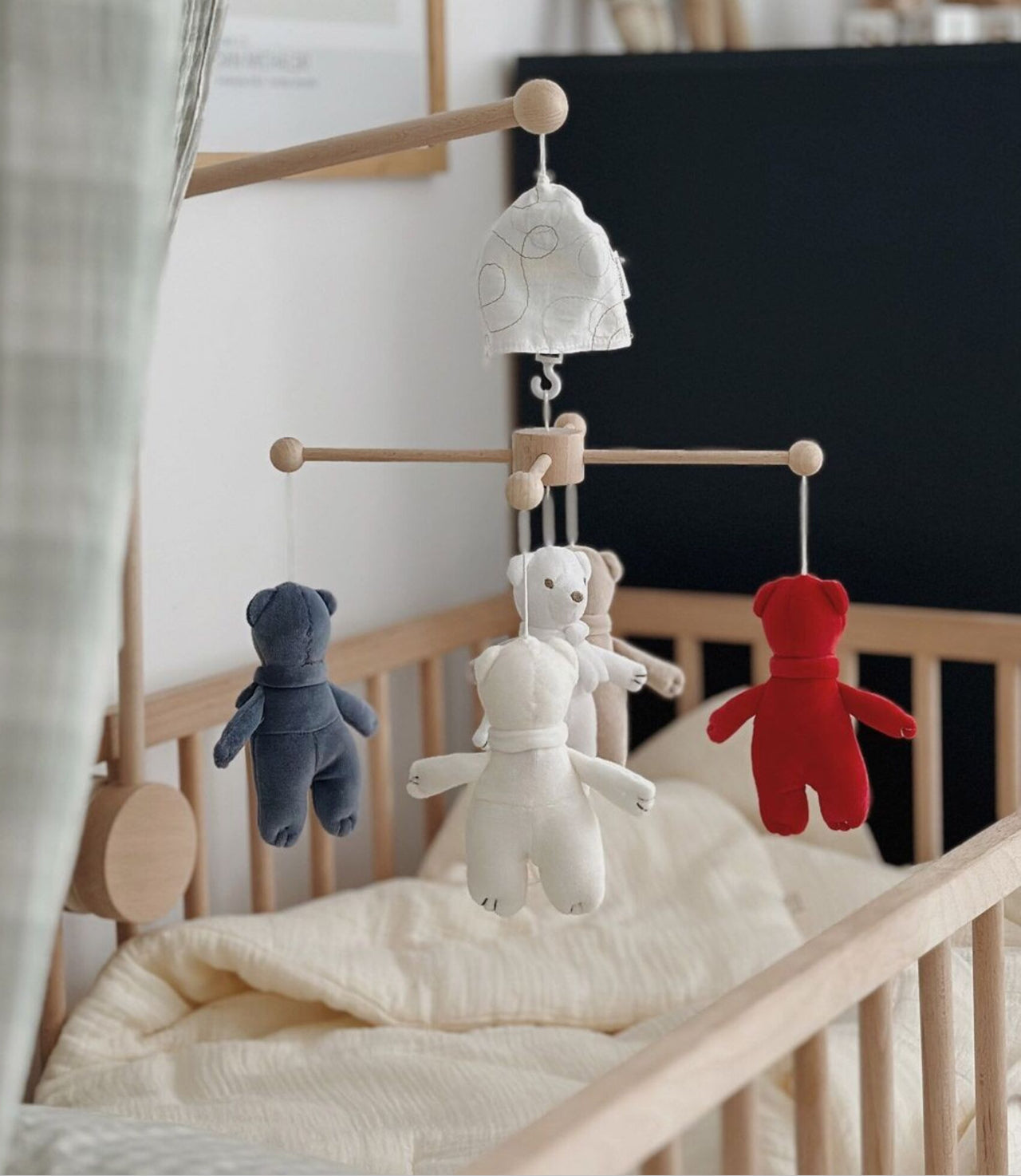 Handmade Music Mobile - Teddy Bear