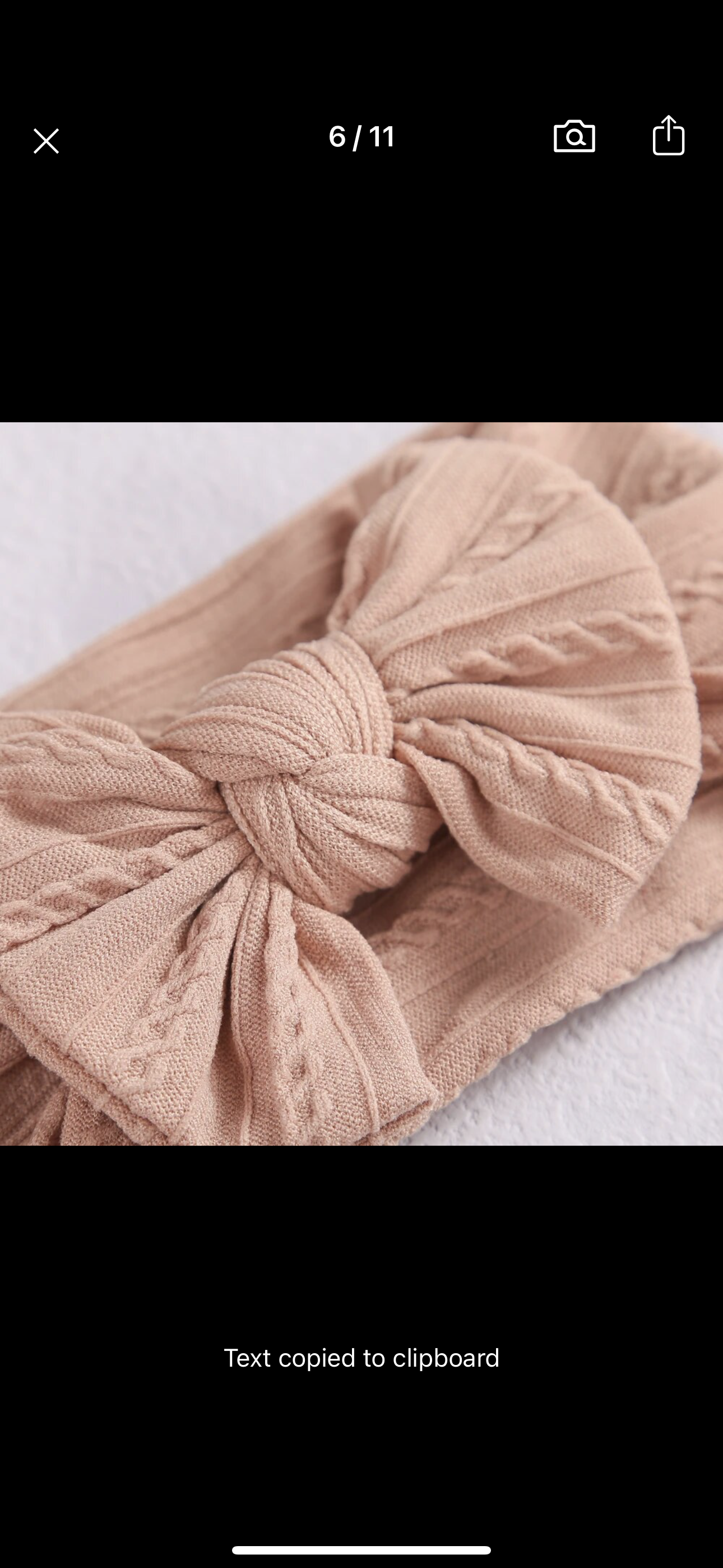 Baby Bandeau Crinkle Headband