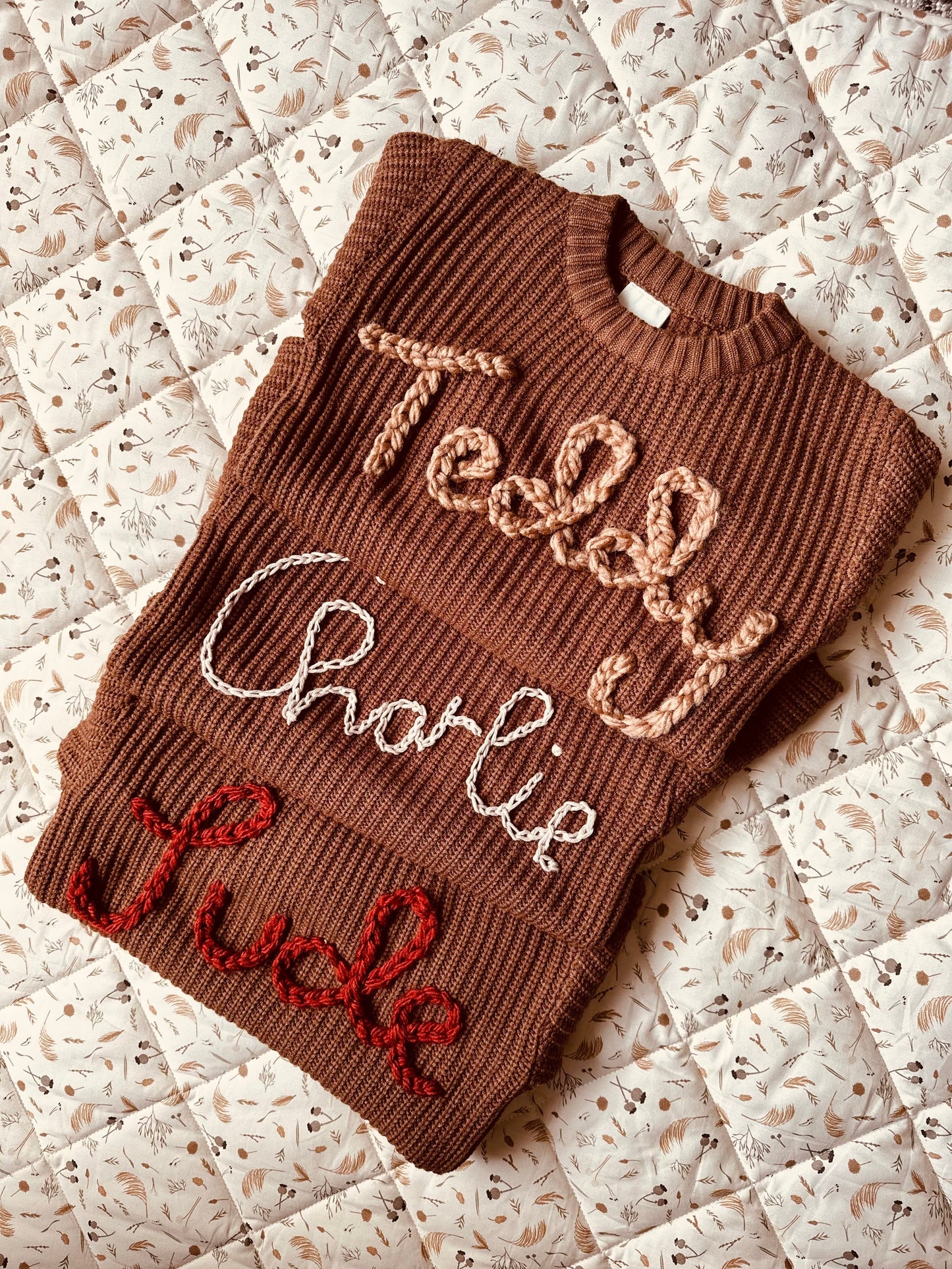 6-9 months- Personalised Knit