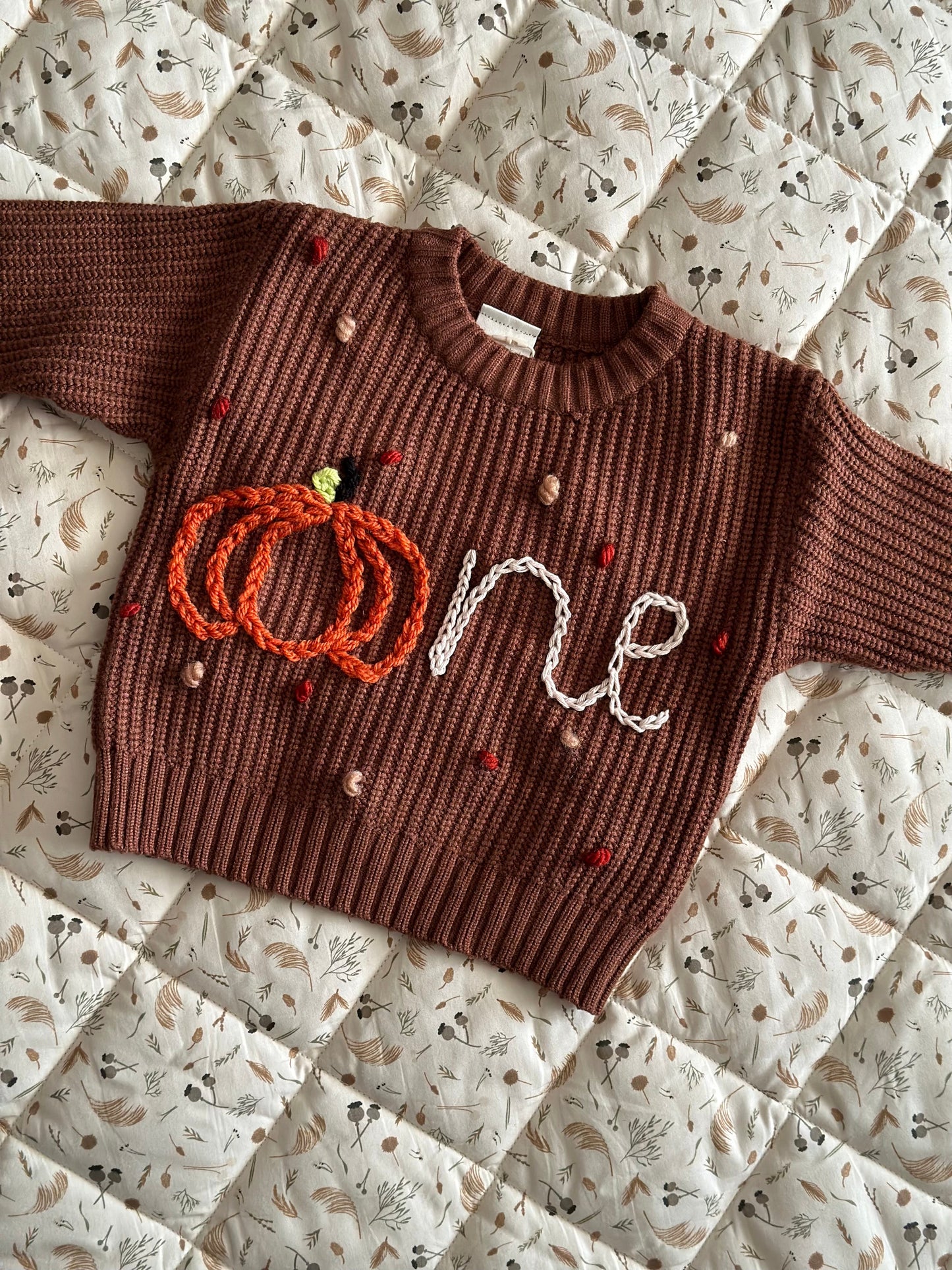 9-12 months- Personalised Knit