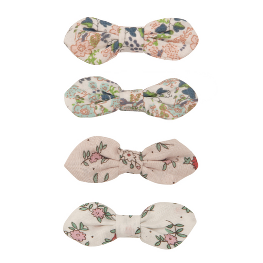 Mimi & Lula- Floral Bow Clips