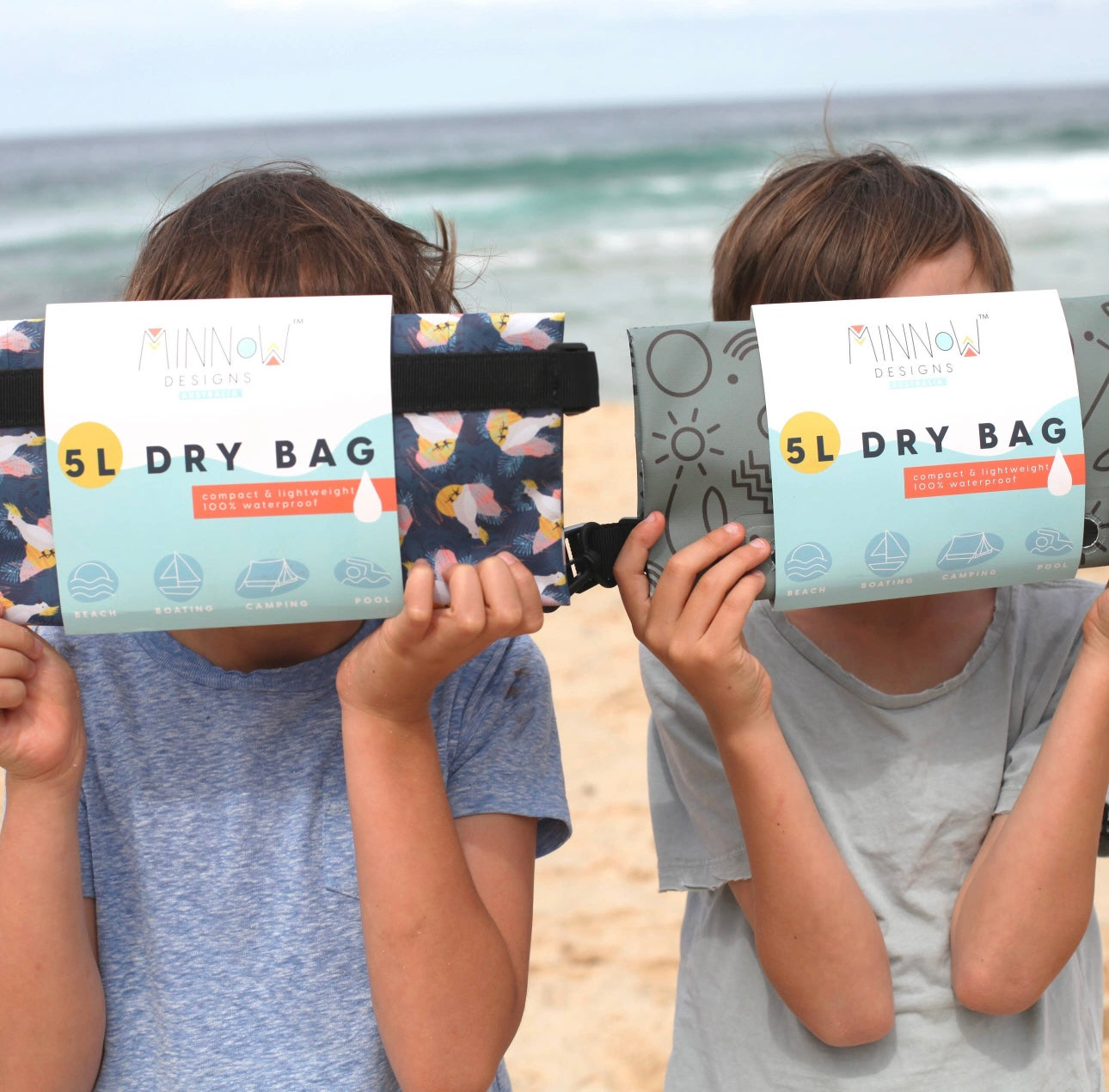 Minnow 5L Dry Bag in Birds