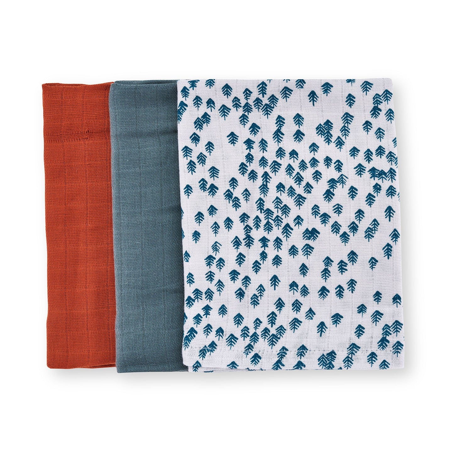 Organic Muslin Squares Set - Nordic Forest