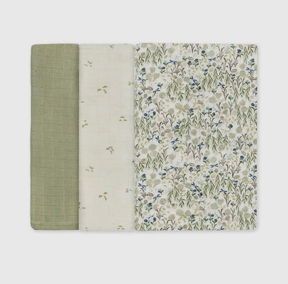 Organic Muslin Squares Set - Riverbank