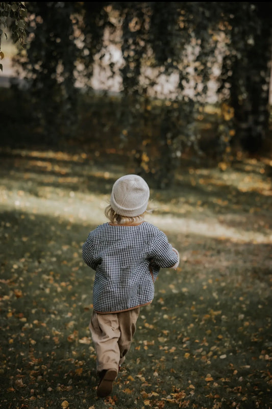 Reversible Teddy & Gingham Jacket