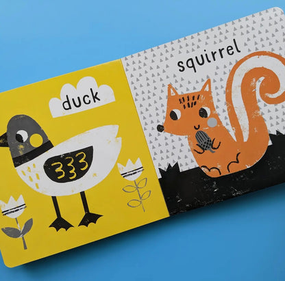 Black & White Board Book - Animals