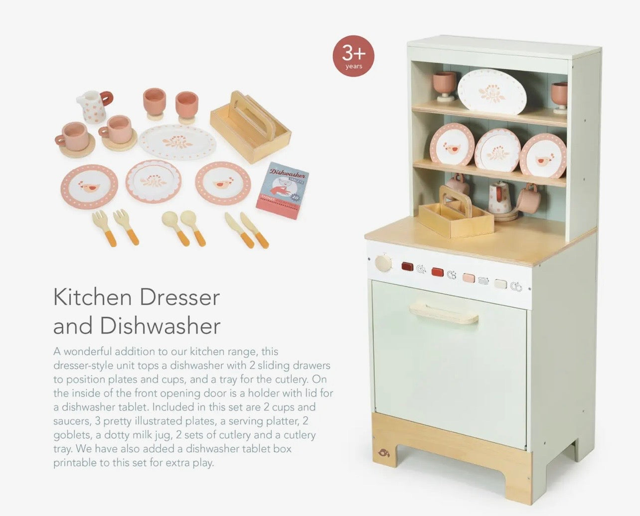 Tender Leaf - Kitchen Dresser & Dishwasher