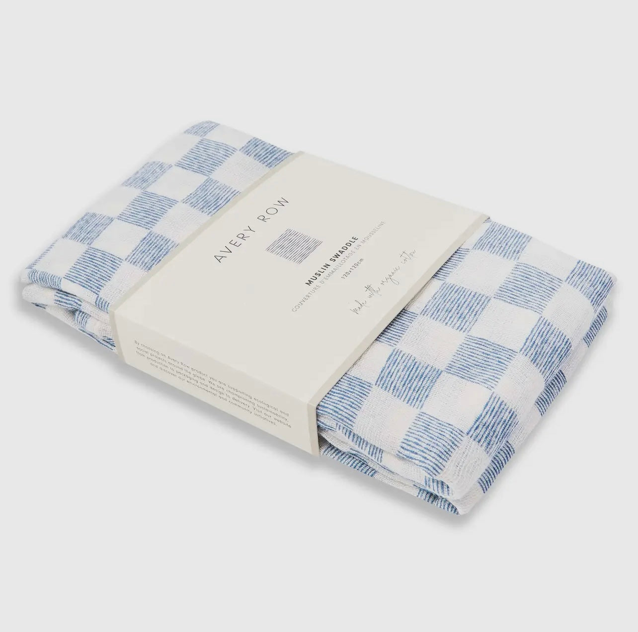 Organic Muslin Swaddle - Waves