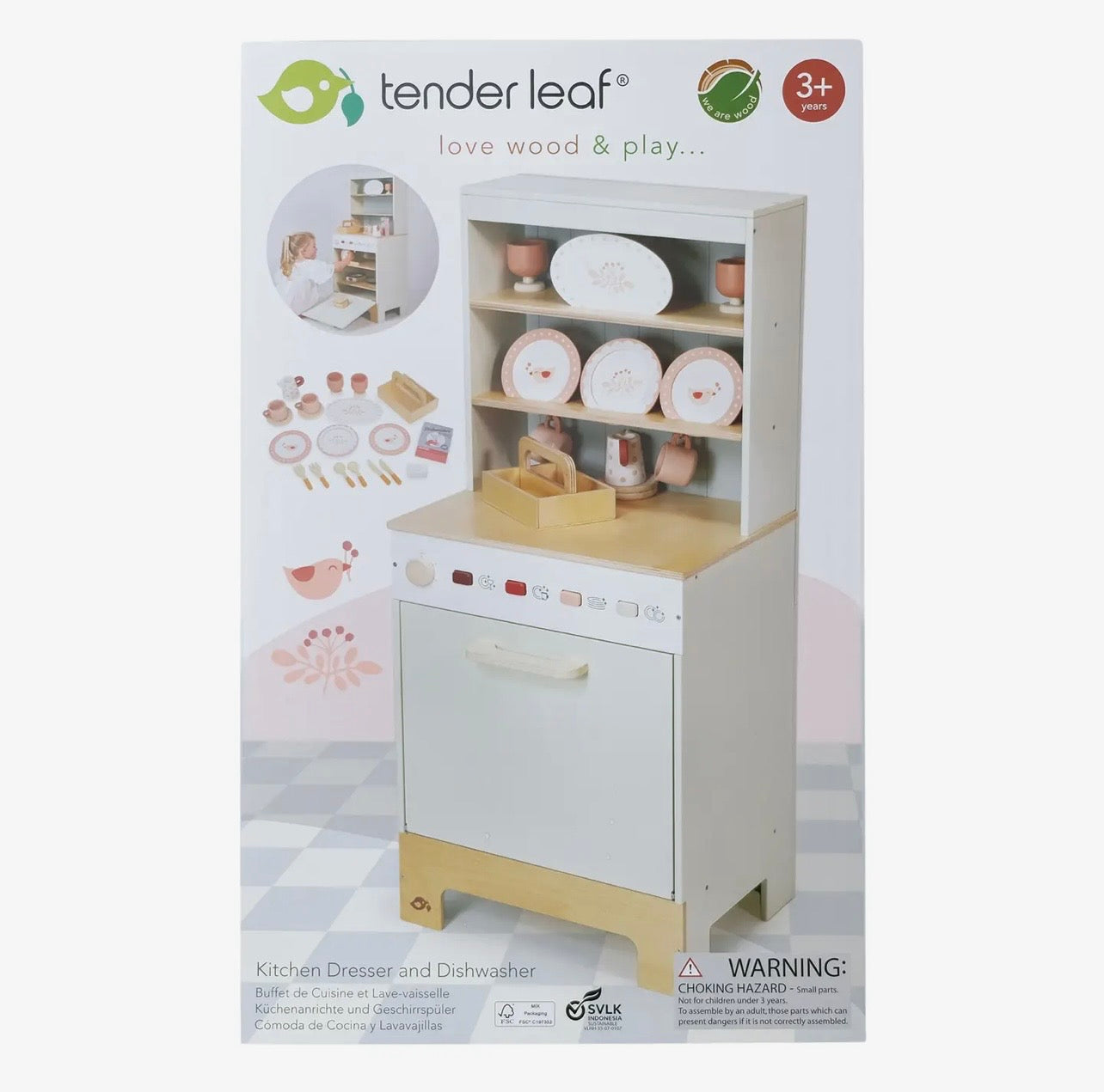 Tender Leaf - Kitchen Dresser & Dishwasher