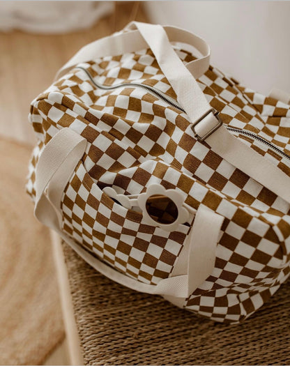 Maternity & Weekend Bag - Checkerboard