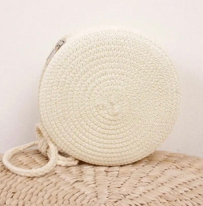 Personalised Woven Crossbody Bag