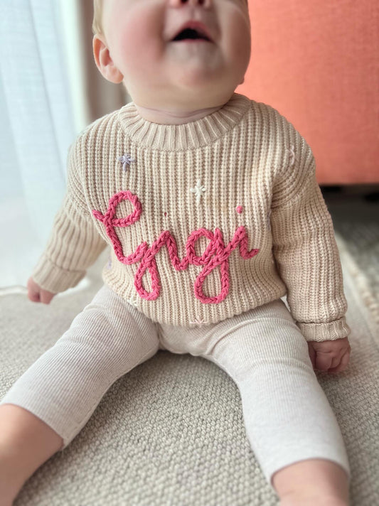 6-9 months- Personalised Knit