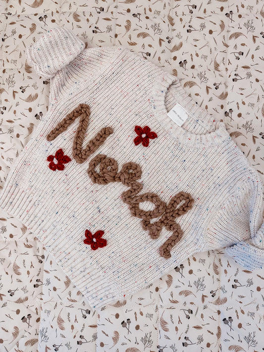 18-24mths Oversized Personalised Knit