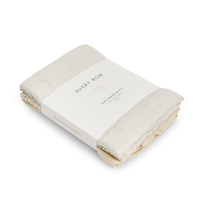 Organic Muslin Squares Set - Wild Chamomile