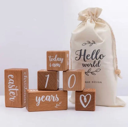 Baby Milestone Blocks